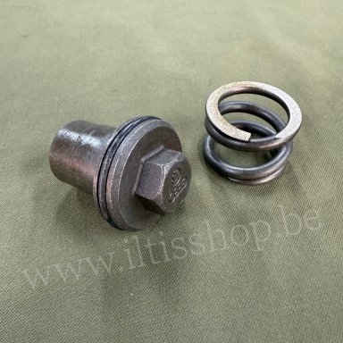 A1083+A1084-R6-3 Center nut + spring velocity shaft - new.