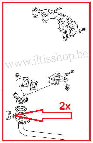 tekening-klem-uitlaat-iltis-diesel-watermerk