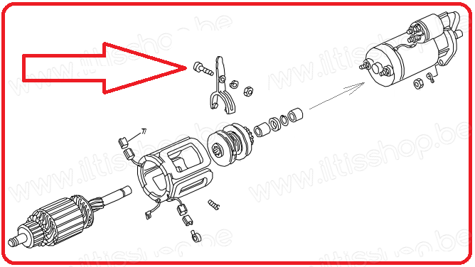 tekening-bout-scharniervork-starter-watermerk