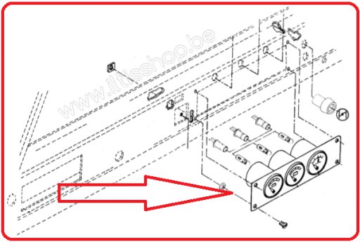 Set70U-K1-1 Bombardier onboard gauges - used.