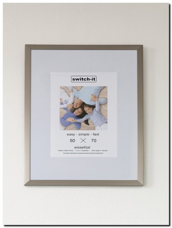 14.325 F Switch-it XL Aluminium Picture Frame Titanium