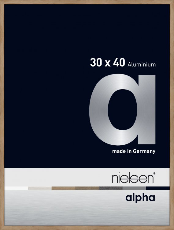 16WO Nielsen Alpha Aluminium Changeable Frame Oak