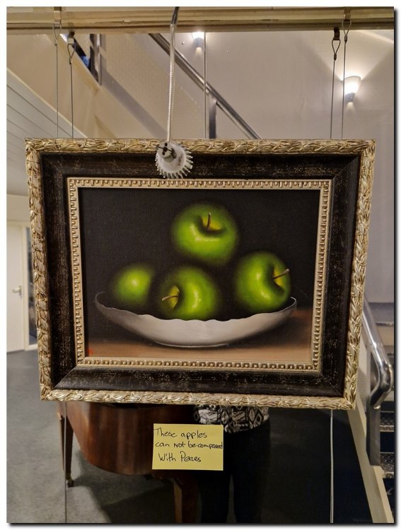 AJO11 These Apples can not compared with Pears