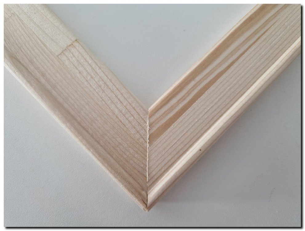 bSpie45 Pakket 55-100 Complete DIY set for 45mm stretcher frame incl. hanger until 100x100cm