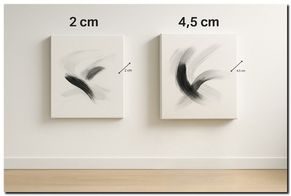 wmuseum45icmg60-200 3D Stretcher Bar Museum 45×44 mm — sizes 60–200 cm, with slot