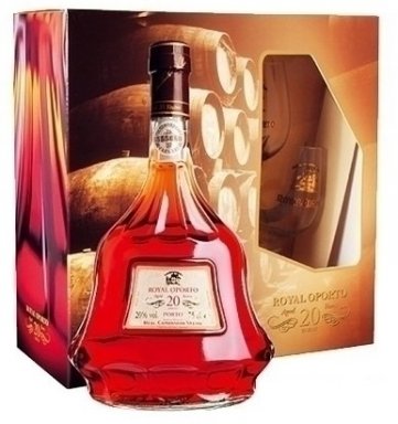 AMRC023 Royal Oporto 20 years old geschenkverpakking met 2 glazen