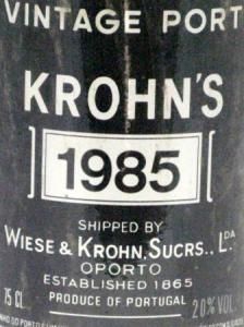 DKR027 Krohn Vintage 1985 Port