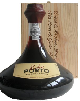DKR039 Krohn Governador Reserva Tawny decanter in wooden box