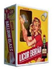 FO001C Licor Beiro and 1 balloon glass (gift box)