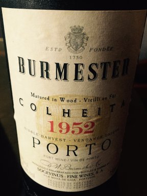 WMBU018 Burmester Colheita 1952 Port
