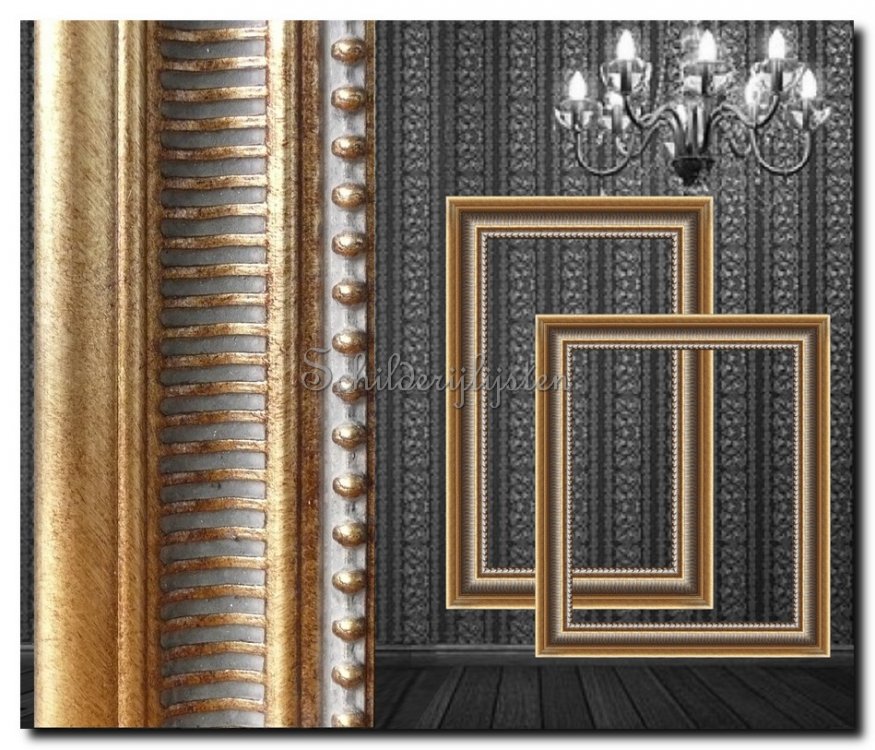 194ag Painting frame Saksen-Coburg Antiquegold