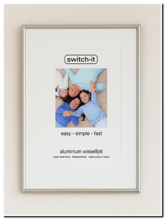 14.125 F Switch-it S Aluminium Picture Frame Titanium
