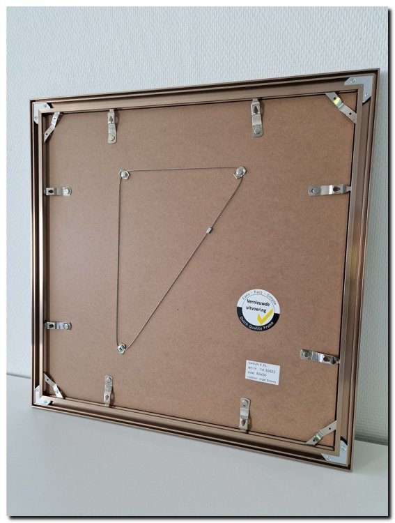 14.308 W Switch-it XL Aluminium Changeable Frames Matte Bronze