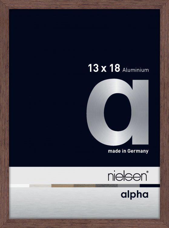 16FW Nielsen Alpha Aluminium Picture Frame Wenge
