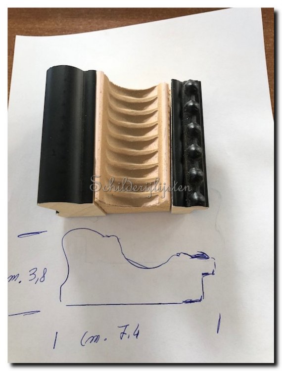 194as Painting frame Saksen-Coburg Antiquesilver