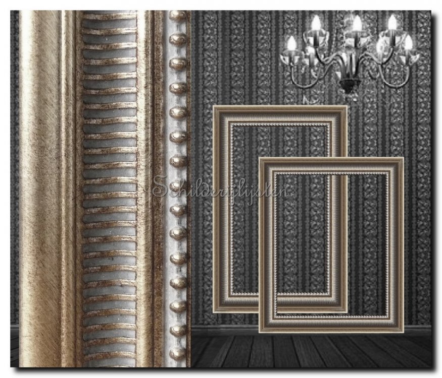 194as Painting frame Saksen-Coburg Antiquesilver