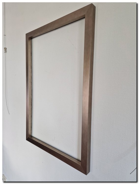 345791 Gramercy 60x90 geborsteld zilver