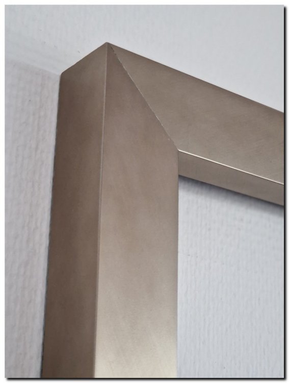 345791 Gramercy 60x90 geborsteld zilver