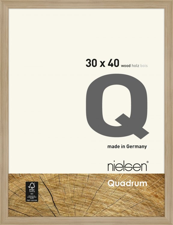 65WO Nielsen Quadrum Wooden Changeable Frame Oak Natural