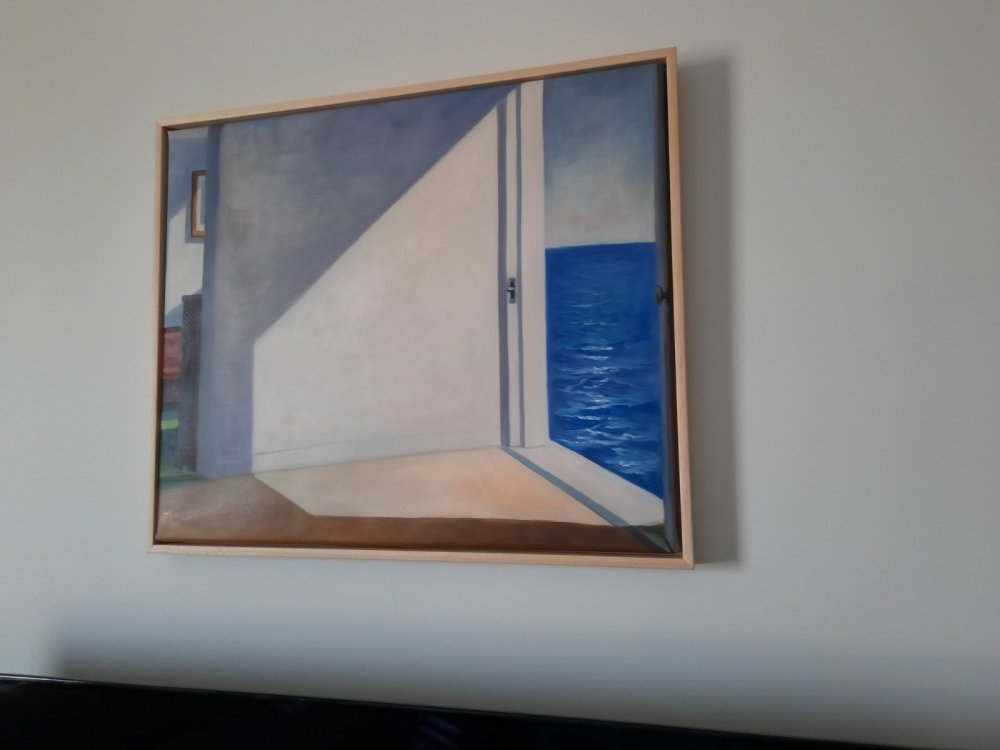 bakbl Floating Frame Natural Wood 4 cm