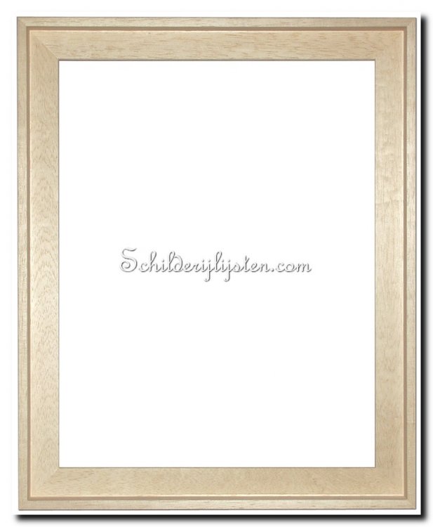 bakbl Floating Frame Natural Wood 4 cm