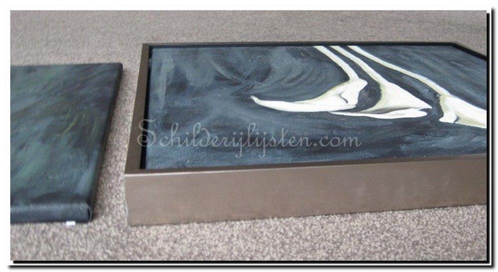 Baklijst Industrieel Pewter outlet 60x120 cm