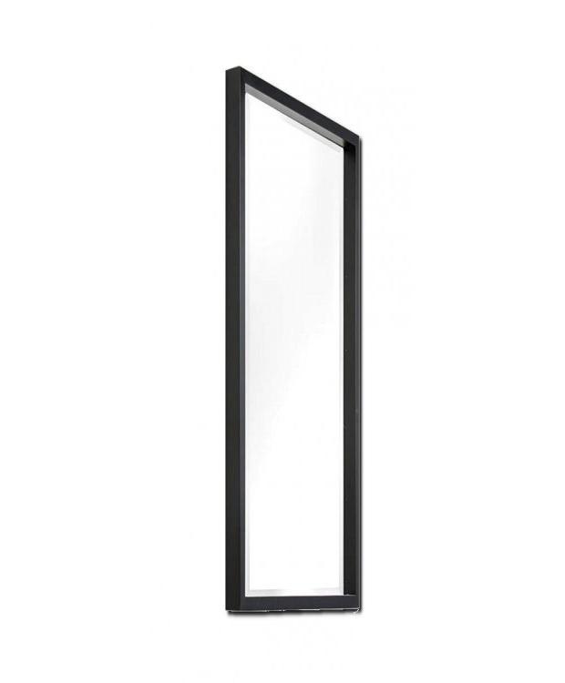 Baklijst zwart outlet 60x120 cm