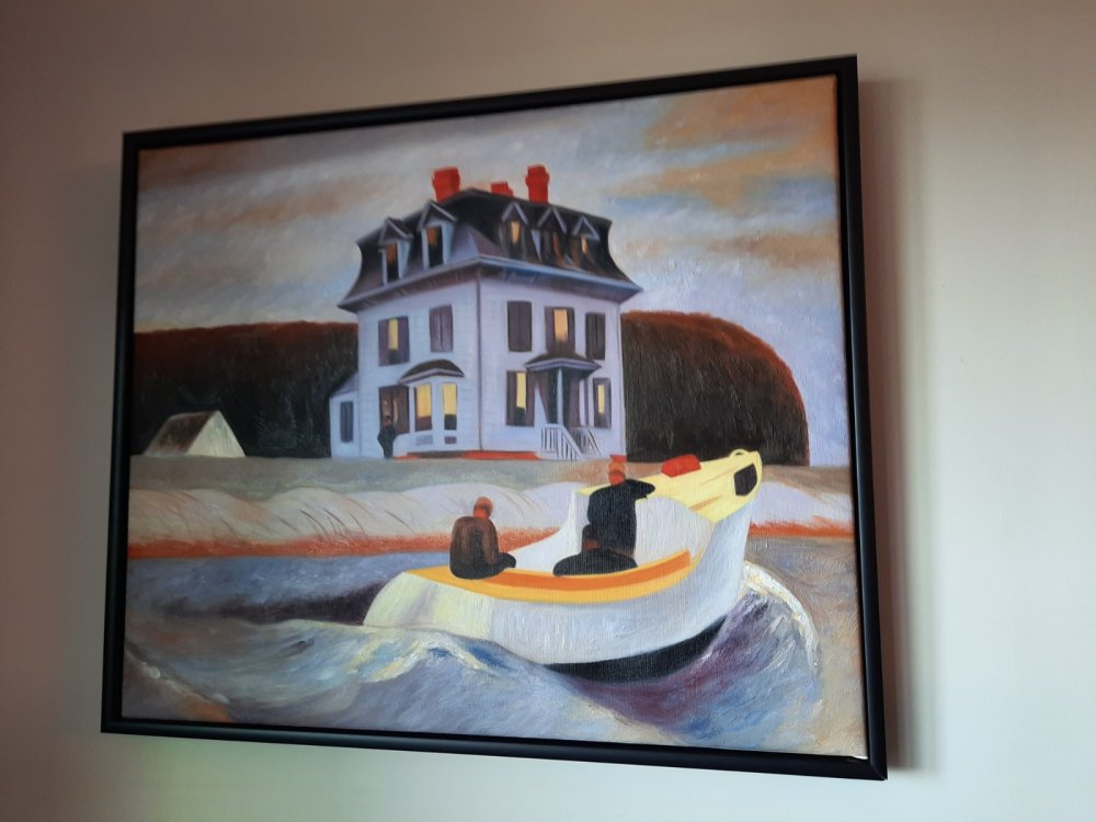 bakazw Matte Black Floating Frame 4 cm