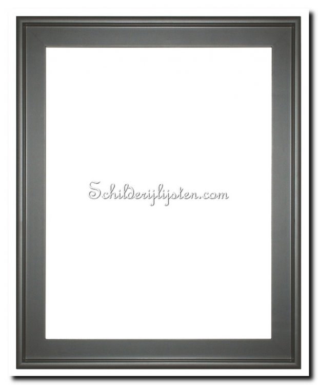 bakazw Matte Black Floating Frame 4 cm