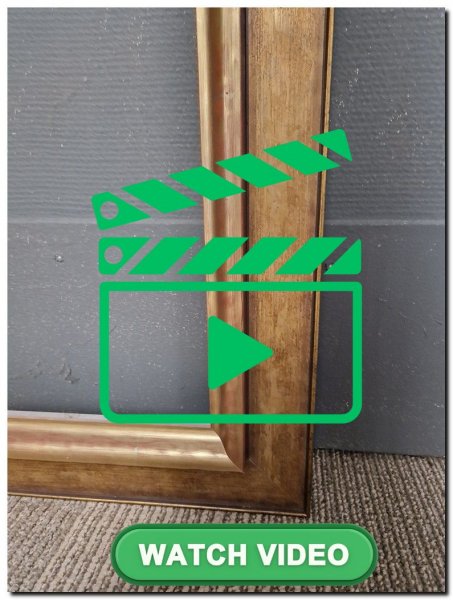 Big painting frame 2,5 meters gold