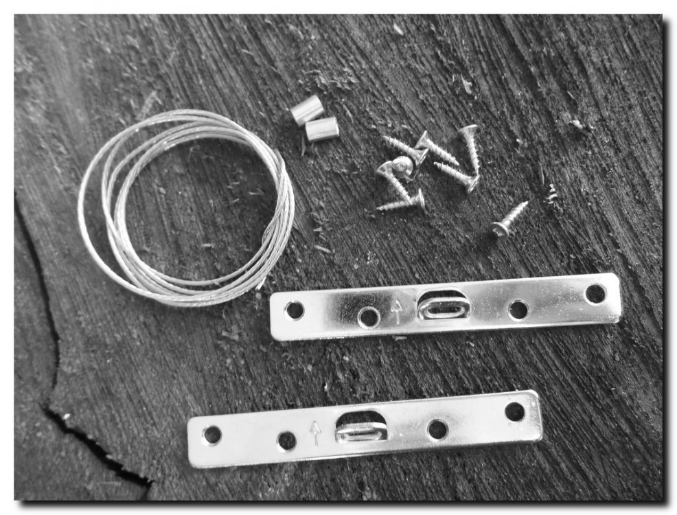 Doe-het-zelf Ophangbeugels met staalkabel DIY Painting Hanging Set