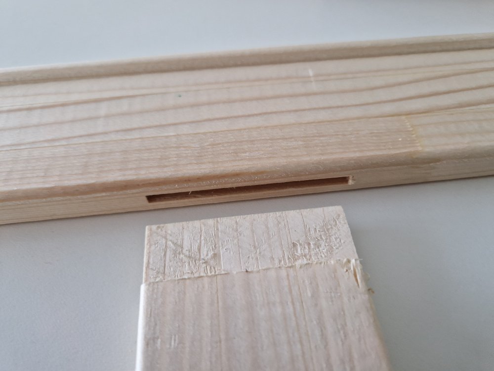 iSpie65 Pakket TLXXL 95-200 Complete DIY Set incl. Hanging Brackets for Wide Stretcher Frame 65 mm with Centre Bar up to 95 × 200 cm