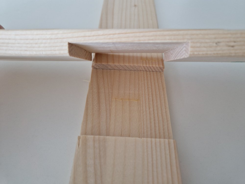 kSpie65 Pakket KRSXXL 150-200 Complete DIY Set XXL incl. Hanging Brackets for Wide Stretcher Frame 65 mm with Cross Bars up to 150 × 200 cm