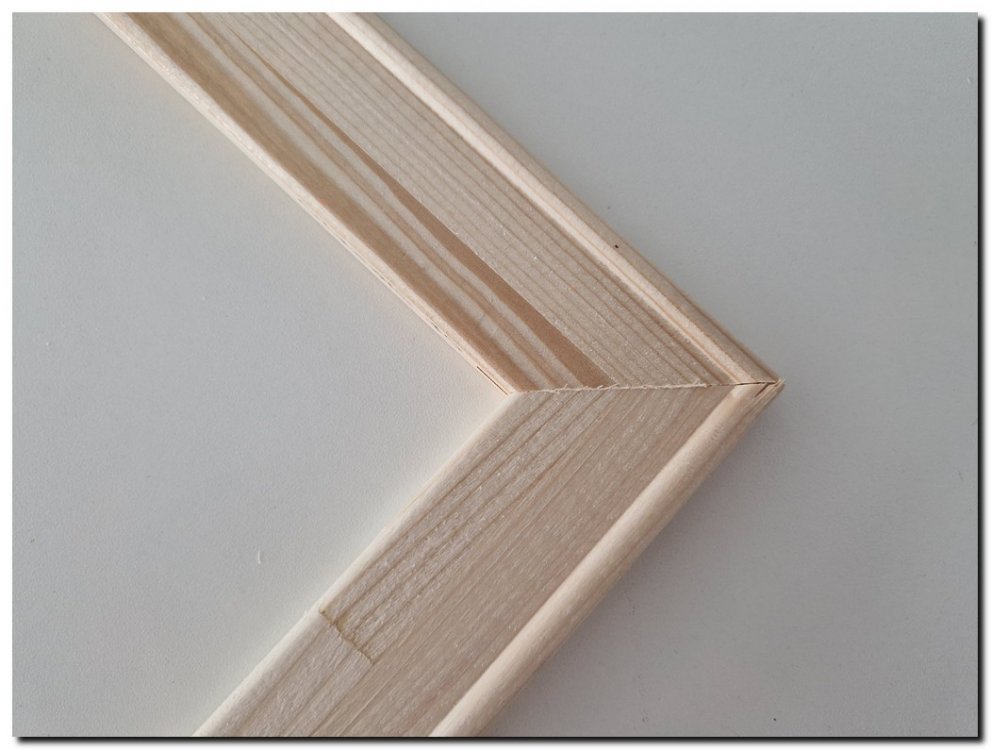 aSpie45 Pakket 20-50 Complete DIY set for 45mm stretcher frame incl. hanger until 50x100cm