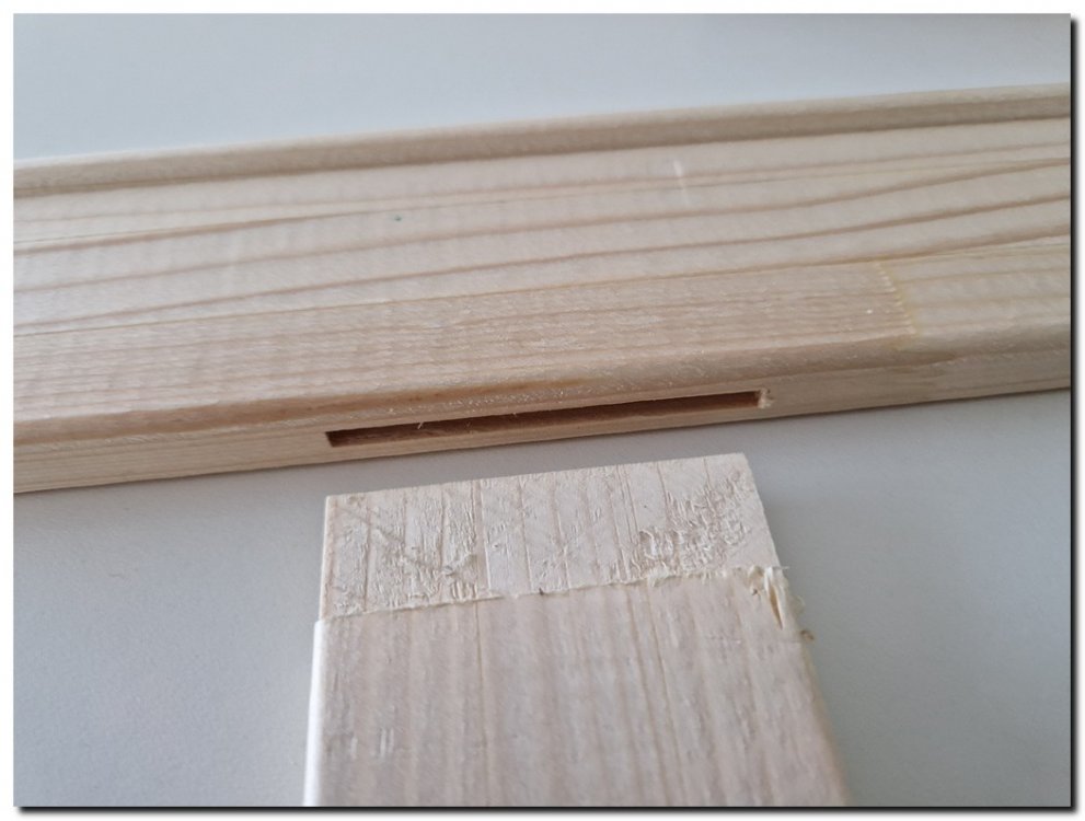 gSpie65 Pakket TL 60-160 Complete DIY Set incl. Hanging Brackets for Wide Stretcher Frame 65 mm with Centre Bar up to 60 × 160 cm