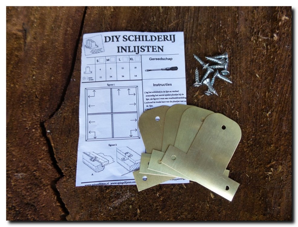 Spielat DIY Framing Set for Paintings – For Wooden Frames