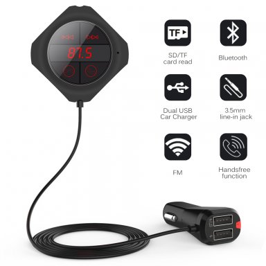 6-en-1 Mains Libres Sans Fil Bluetooth Transmetteu