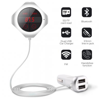 6-en-1 Mains Libres Sans Fil Bluetooth Transmetteu