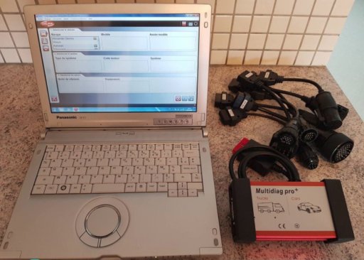 multidiag pro + camion & voiture tout marques + pc