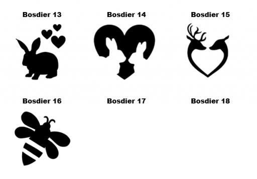 Bosdieren Forest animals