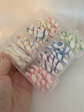 Losse eenhoorn hoorntjes