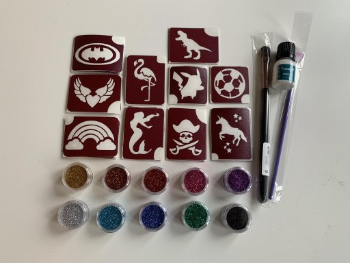 Small glittertattoo pakket Small glittertattoo package
