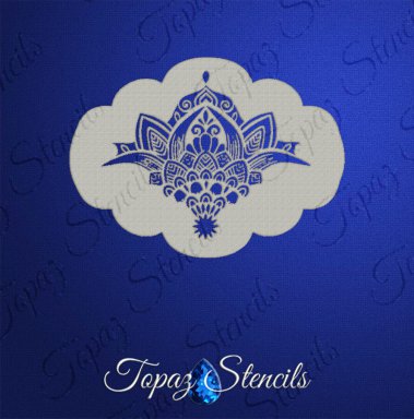 Topaz Henna flower segment (391) Topaz Henna flower segment (391)