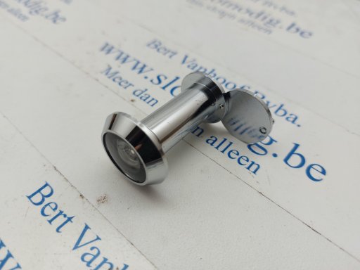 273140 Door viewer viewing angle 200° Ø 14 mm 35-55 mm fire resistance 30 minutes solid brass chrome plated