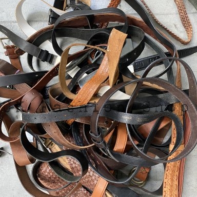 Adults leather belts CR 25 kg Adults leather belts - grade CR