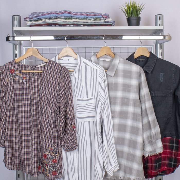 Women spring blouses CR 25 kg Women spring blouses & shirts - grade CR