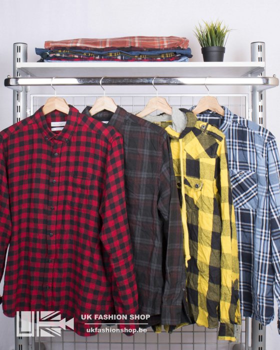 Men spring/winter shirts A 25 kg Men spring/winter shirts - grade A