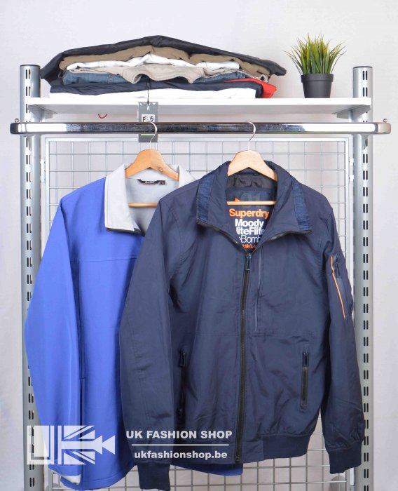 Men zipper jackets CR 25 kg Men light jackets - grade CR