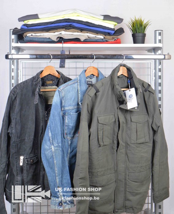 Men zipper jackets CR 25 kg Men light jackets - grade CR