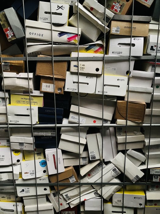 Shoes mix. I.R. 20 kg Mixed shoes internet returns - grade CR